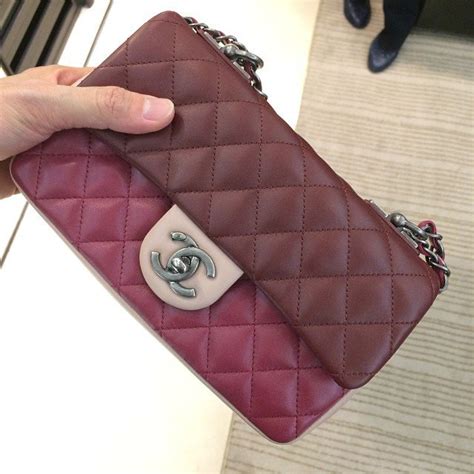 chanel flap tri color